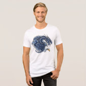 Anime Fantasy Beast Fusion T-shirt – Lion, Eagle & (Voorkant volledig)