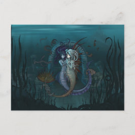 Anime Fantasy Mermaids Briefkaart