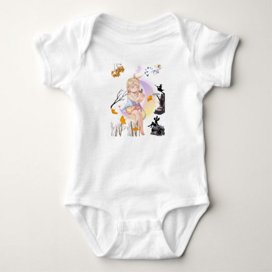 Anime Feeën Prinses Baby Body Romper (Voorkant)
