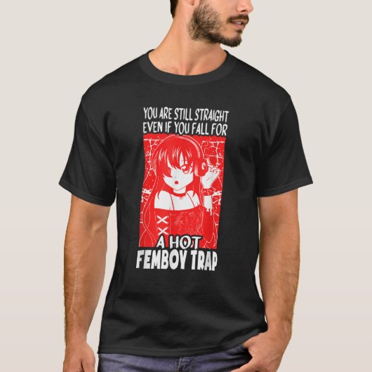 Anime Femboy Trap Schattige Femboy Outfit Hot Femb T-shirt (Voorkant)