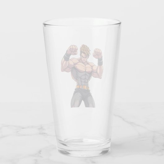 Anime Fighter Glas (Achterkant)