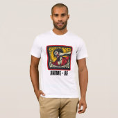 Anime Fighting-Shirt T-shirt (Voorkant volledig)