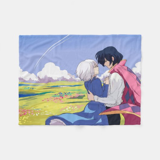 Anime Fleece Deken (Voorkant (Horizontaal))