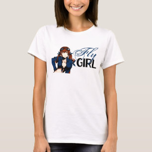 Anime Fly Girl T-shirt