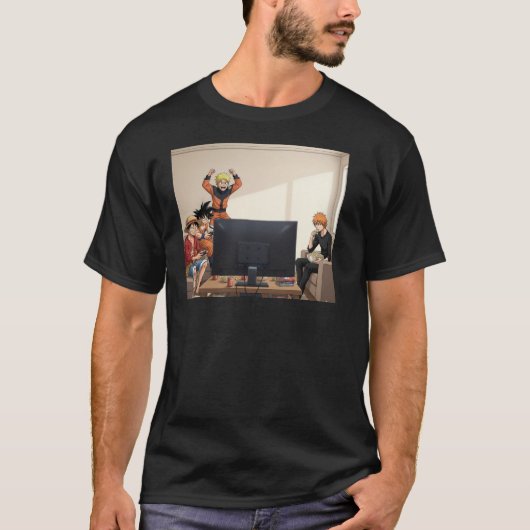 Anime Friends Couch Co-Op T-shirt (Voorkant)