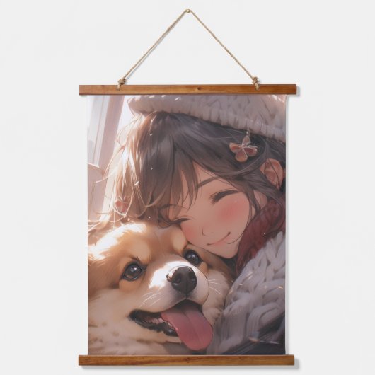 Anime Friends Hangend Wandkleed (Voorkant 3)
