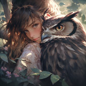 Anime Friends Hangend Wandkleed