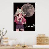 Anime, full moon poster (Keuken)