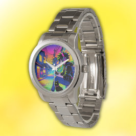 Anime Gamer met Black Cat | Horloge