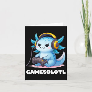 Anime Gamesolotl Axolotl Jongens 10-12 Kid Gamer G Kaart