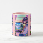 Anime gaming meisje mok (Midden)