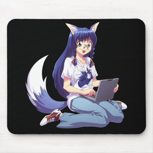 Anime Geek Mousepad Muismat (Voorkant)
