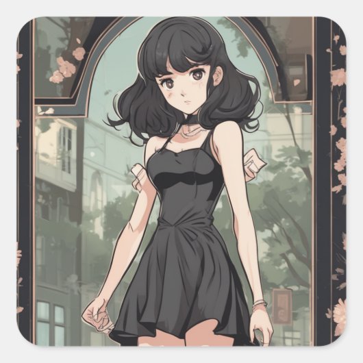 Anime-geïnspireerd Little Black Dress Sticker - Ar (Voorkant)