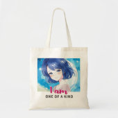Anime- geïnspireerde design tas met Expressieve Bo (Voorkant)