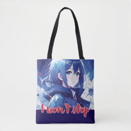 Anime-geïnspireerde designtas met expressieve noti tote bag