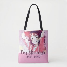 Anime-geïnspireerde designtas met expressieve noti tote bag