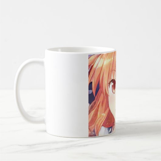 Anime gembergelige meisjesogen koffiemok (Links)