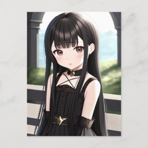 Anime Girl 008 Briefkaart