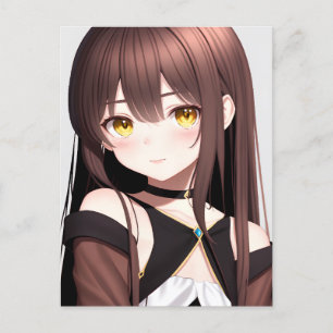 Anime Girl 015 Briefkaart