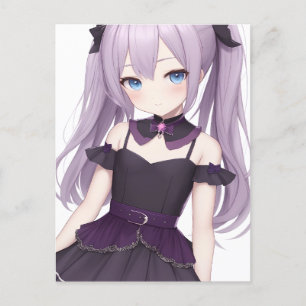 Anime Girl 016 Briefkaart