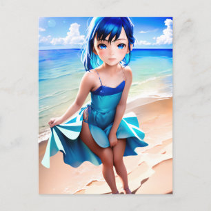 Anime Girl 029 Briefkaart