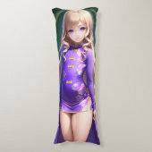 Anime Girl 042 Lichaamskussen (Voorkant Verticaal)