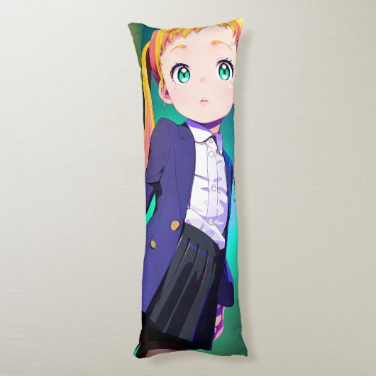 Anime Girl 044 Lichaamskussen (Achterkant (Verticaal))