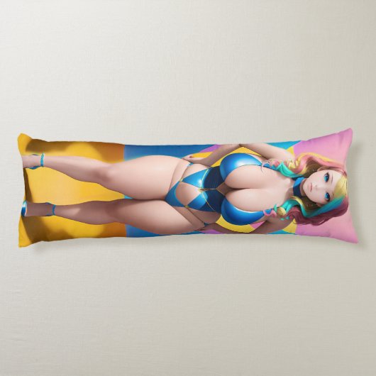 Anime Girl 047 Lichaamskussen (Achterkant)