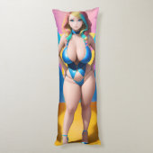 Anime Girl 047 Lichaamskussen (Achterkant (Verticaal))