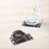 Anime girl #1 kartonnen onderzetters (Insitu)