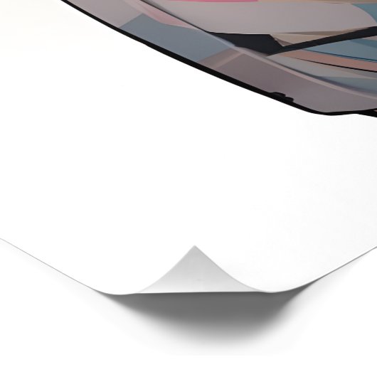 Anime girl #3 foto afdruk (Hoek)