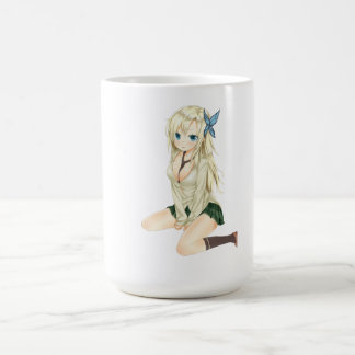 Anime Girl Aesthetic Mug – Eye-Catching Waifu Desi Koffiemok