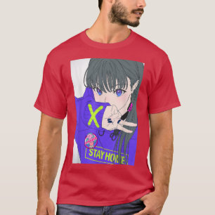 Anime Girl Aesthetic Waifu Japans Otaku T-Shirt