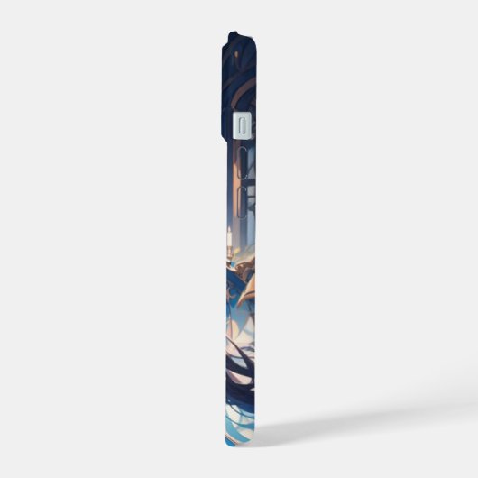 anime girl Art iPhone 15 Case (Linkerkant)