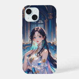 anime girl Art iPhone 15 Case