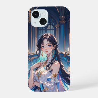 anime girl Art iPhone 15 Case
