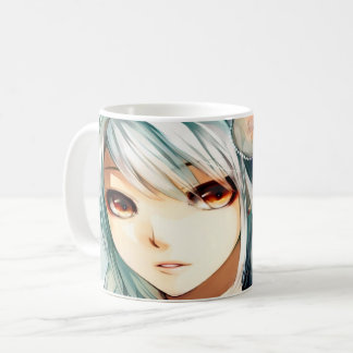 Anime girl art koffiemok