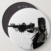 Anime Girl Button (Voorkant /achterkant)