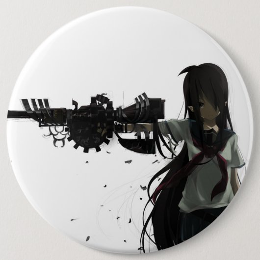 Anime Girl Button (Voorkant)