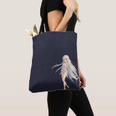 Anime Girl Canvas tas (Dichtbij)