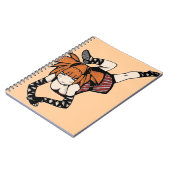 Anime Girl Cartoon Journal-laptop Notitieboek (Linkerzijde)