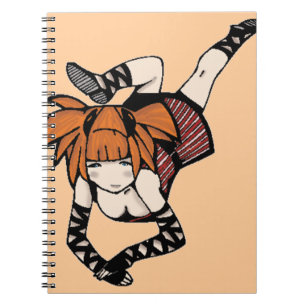 Anime Girl Cartoon Journal-laptop Notitieboek