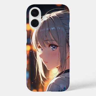 anime girl iPhone 16 hoesje