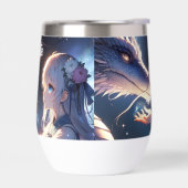 Anime Girl en haar draak gepersonaliseerd (Links)