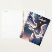 Anime Girl en haar mystieke draak gepersonaliseerd Planner (Display)