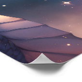 Anime Girl en haar mystieke draak Poster (Hoek)