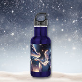 Anime Girl en haar mystieke draak Waterfles