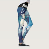 Anime Girl en Sword Design Leggings (Rechts)