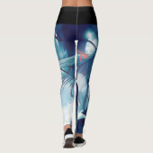 Anime Girl en Sword Design Leggings (Achterkant)