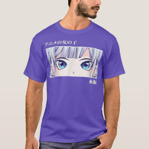 Anime Girl Eyes Japan Culture Art Japanse esthet T-shirt